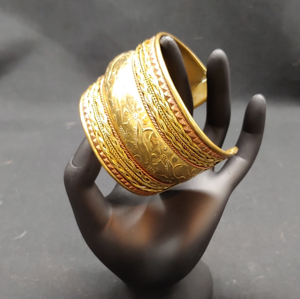 Vintage Brass & Copper Cuff